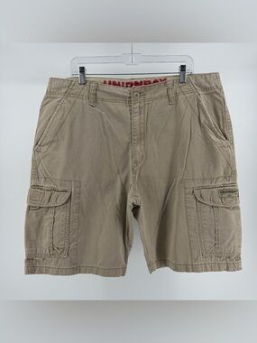 Unionbay Y2K Cargo Pocket Cotton Shorts in Khaki/Tan, Men's 38